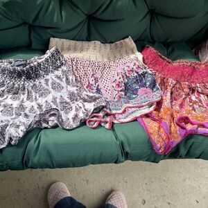 3 Pair Altar'd State Shorts Size Small